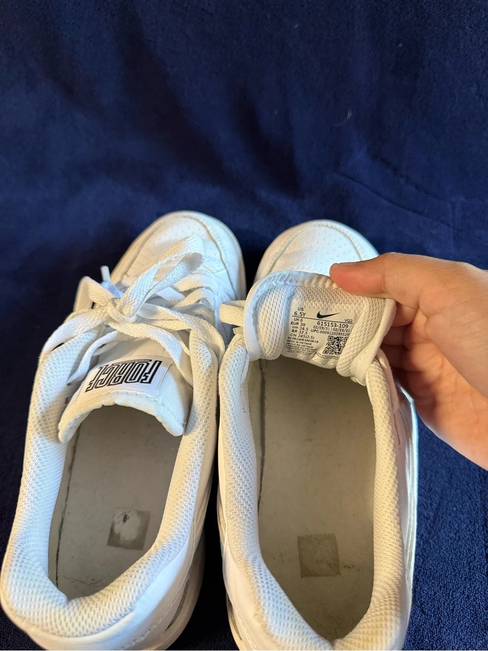 Nike Kids White Low-Top Sneakers